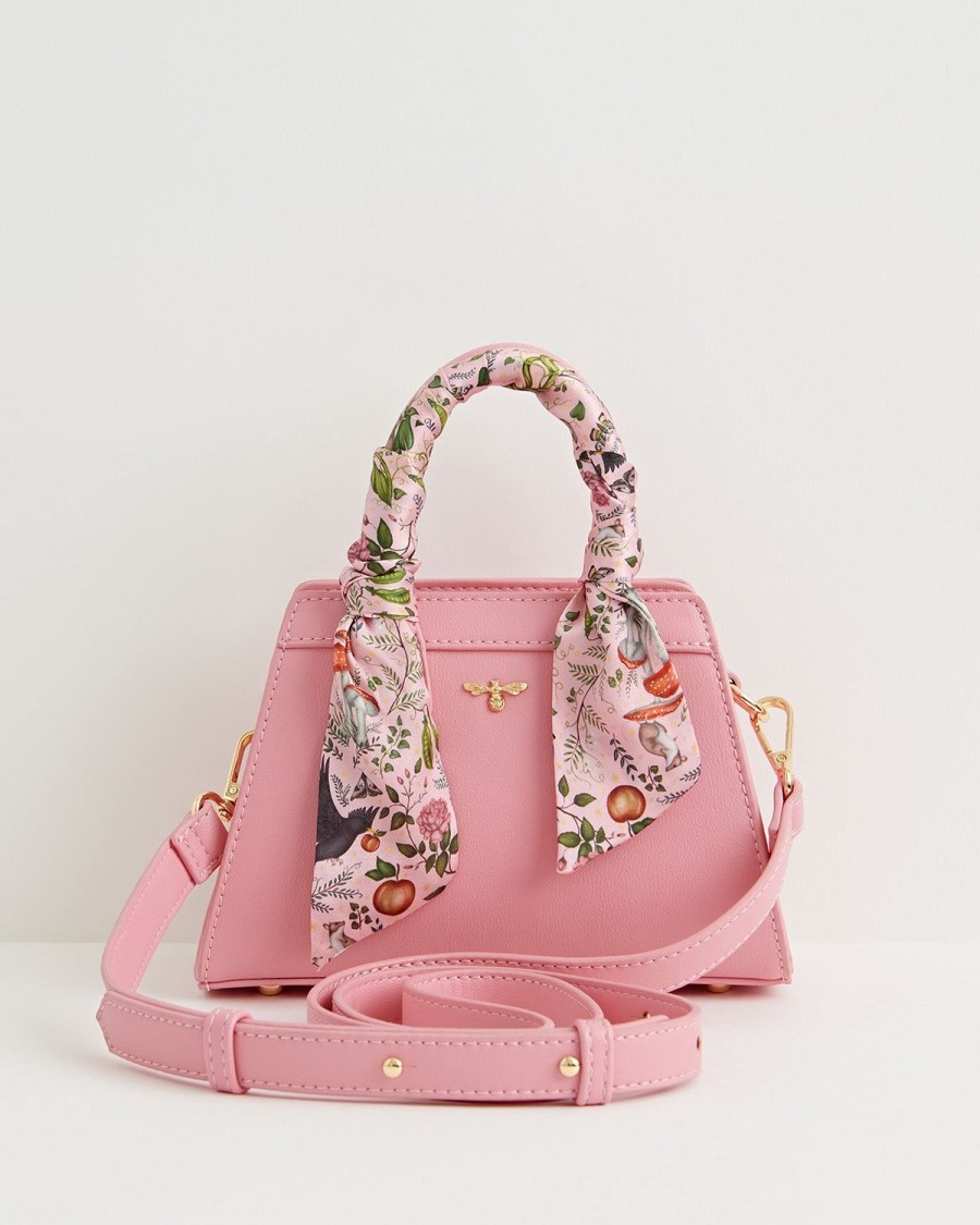 Handbags Fable England | Into The Woods Mini Pink Tote