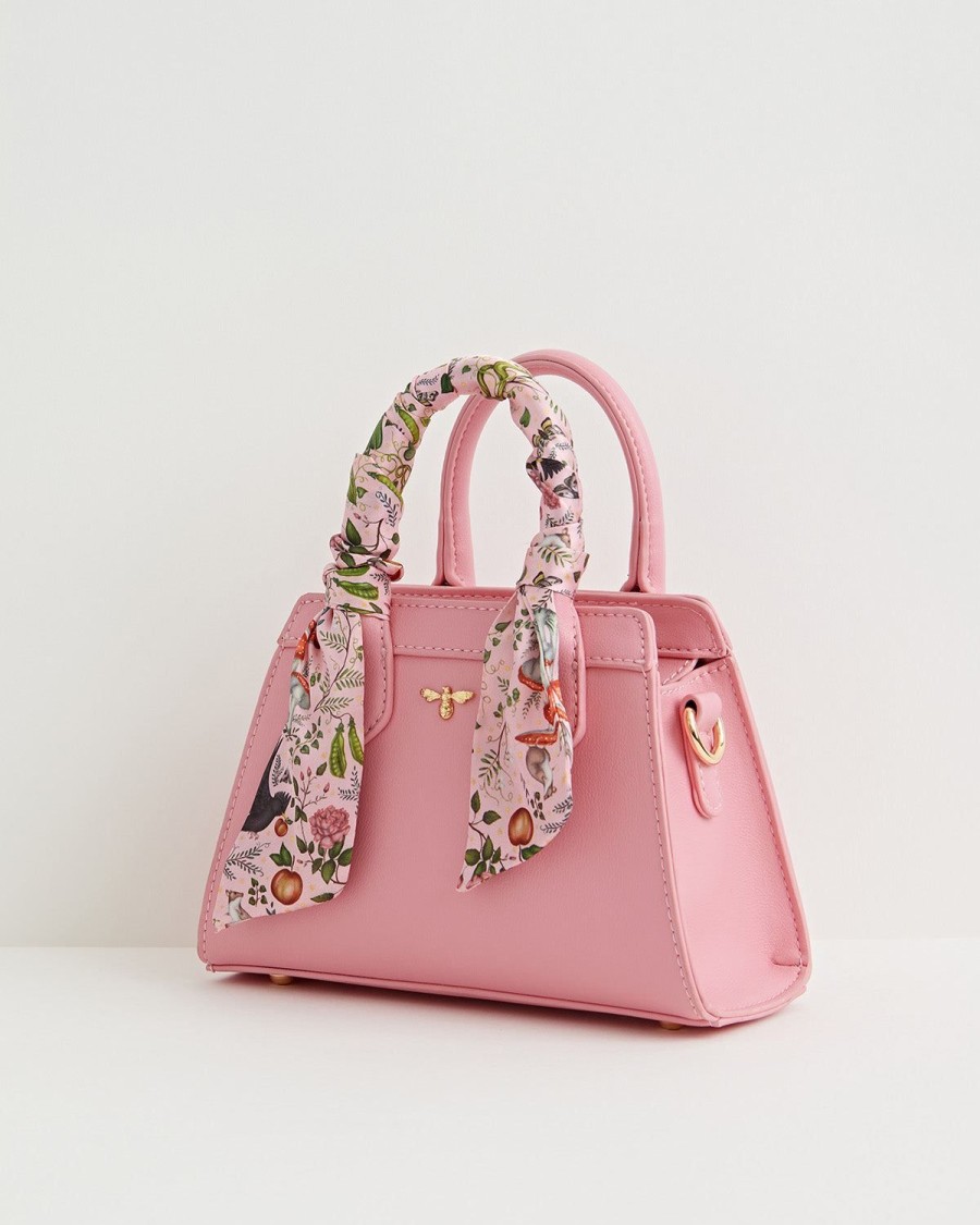 Handbags Fable England | Into The Woods Mini Pink Tote