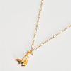 Jewellery Fable England | Enamel Fox Short Necklace