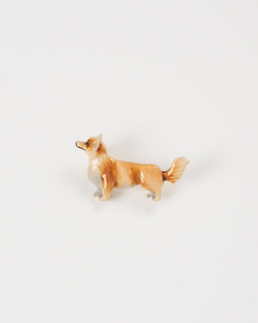 Jewellery Fable England | Enamel Corgi Brooch