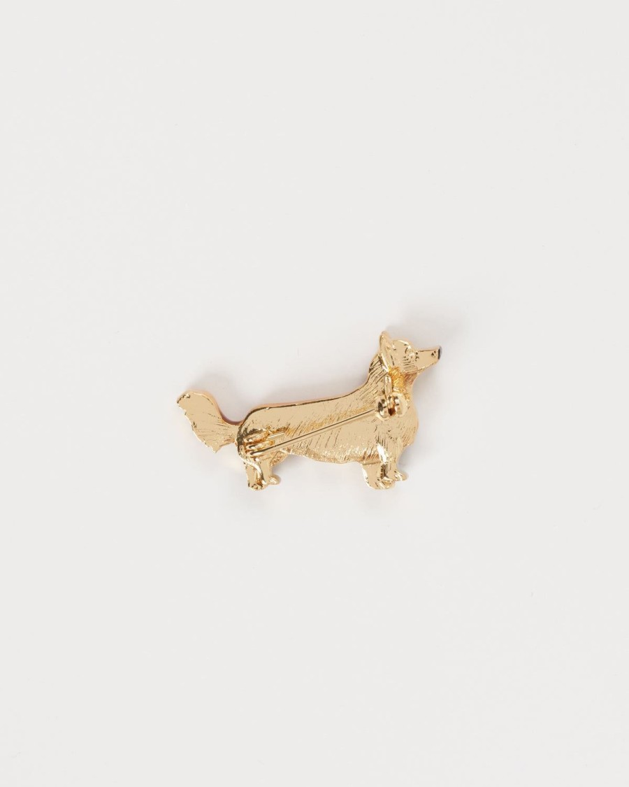 Jewellery Fable England | Enamel Corgi Brooch