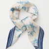 Scarves & Hats Fable England | Toile De Jouy Vintage Blue Square Scarf