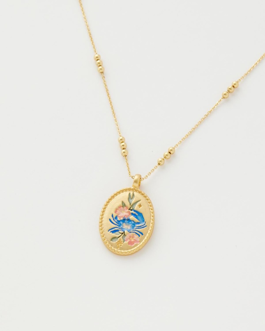 Jewellery Fable England | Cancer Zodiac Necklace