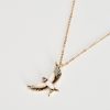 Jewellery Fable England | Enamel Swallow Short Necklace