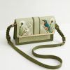 Handbags Fable England | Embroidered Kingfisher Cross Body Bag