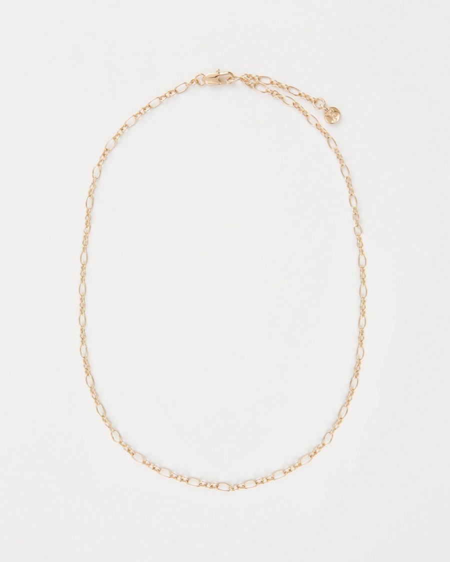 Jewellery Fable England | Oval Figaro Chain Necklace