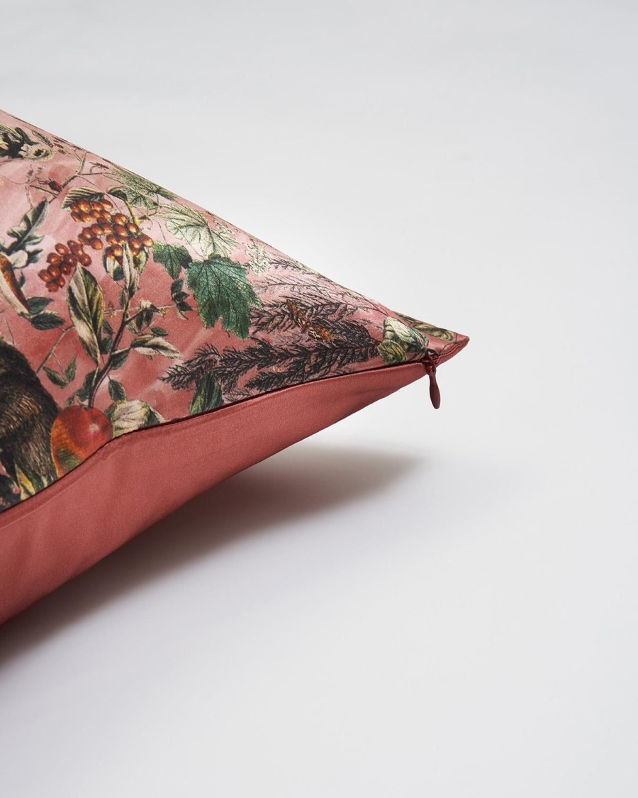 Nightwear Fable England | Aurora Silk Pillowcase Pink Lady