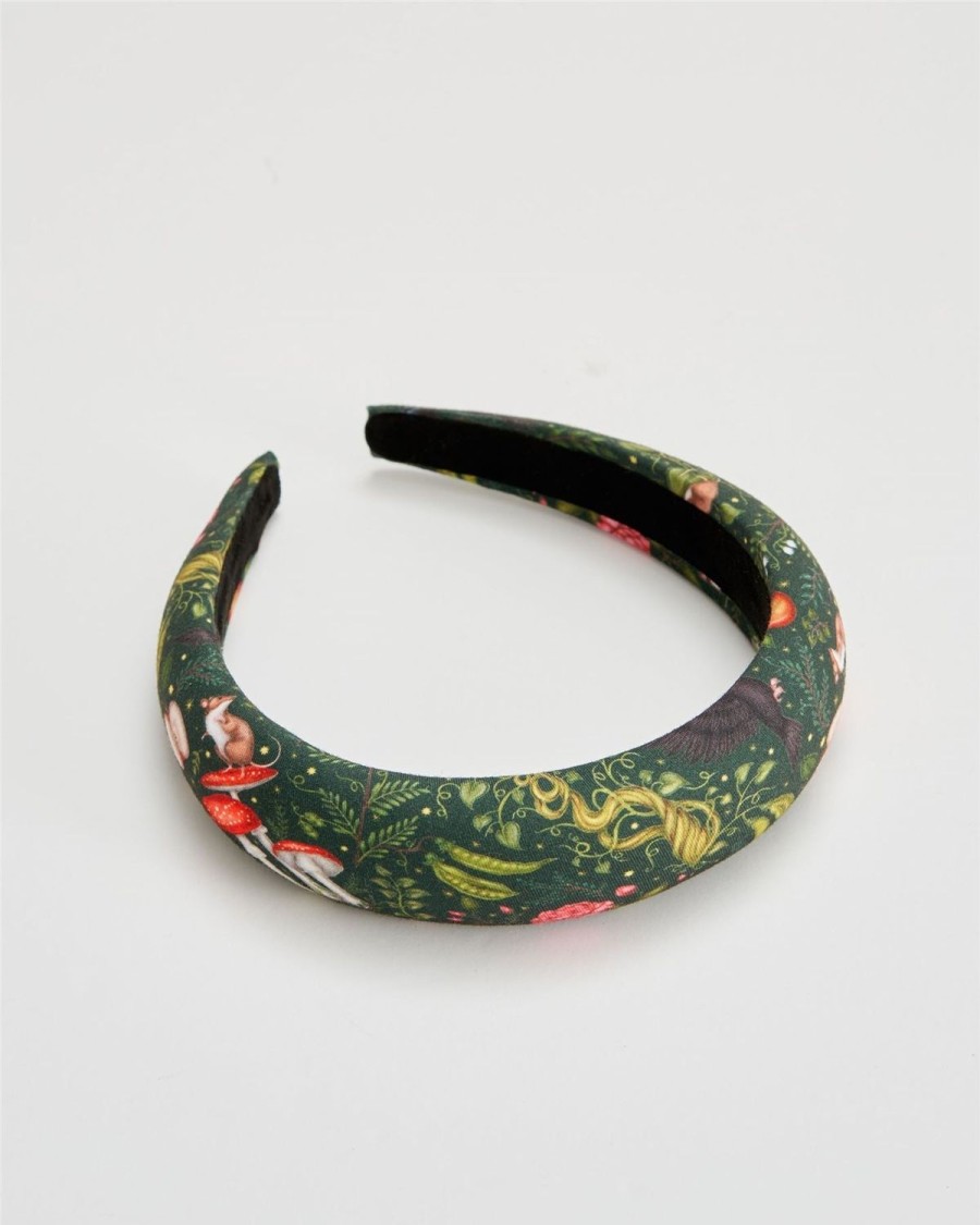 Accessories Fable England | Into The Woods Green Headband