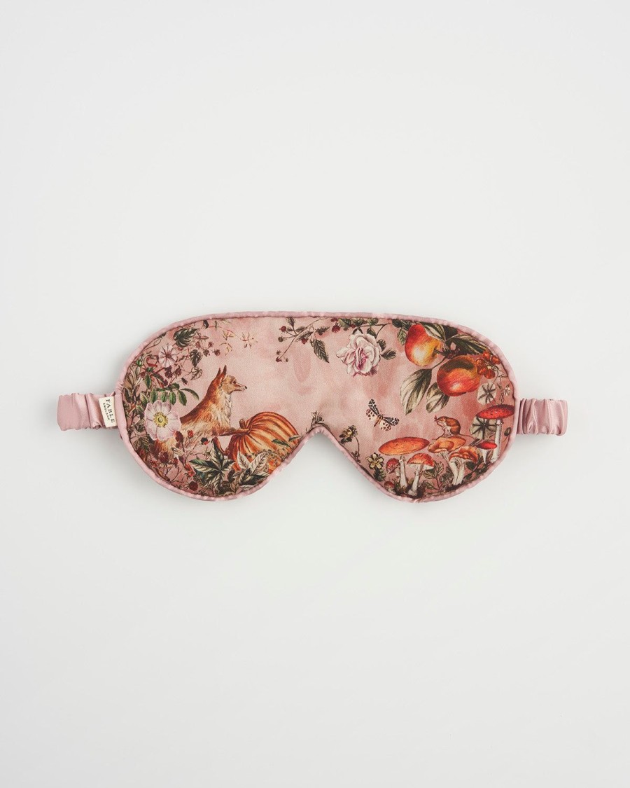 Nightwear Fable England | Nocturnal Garden Sleep Mask Pink Lady