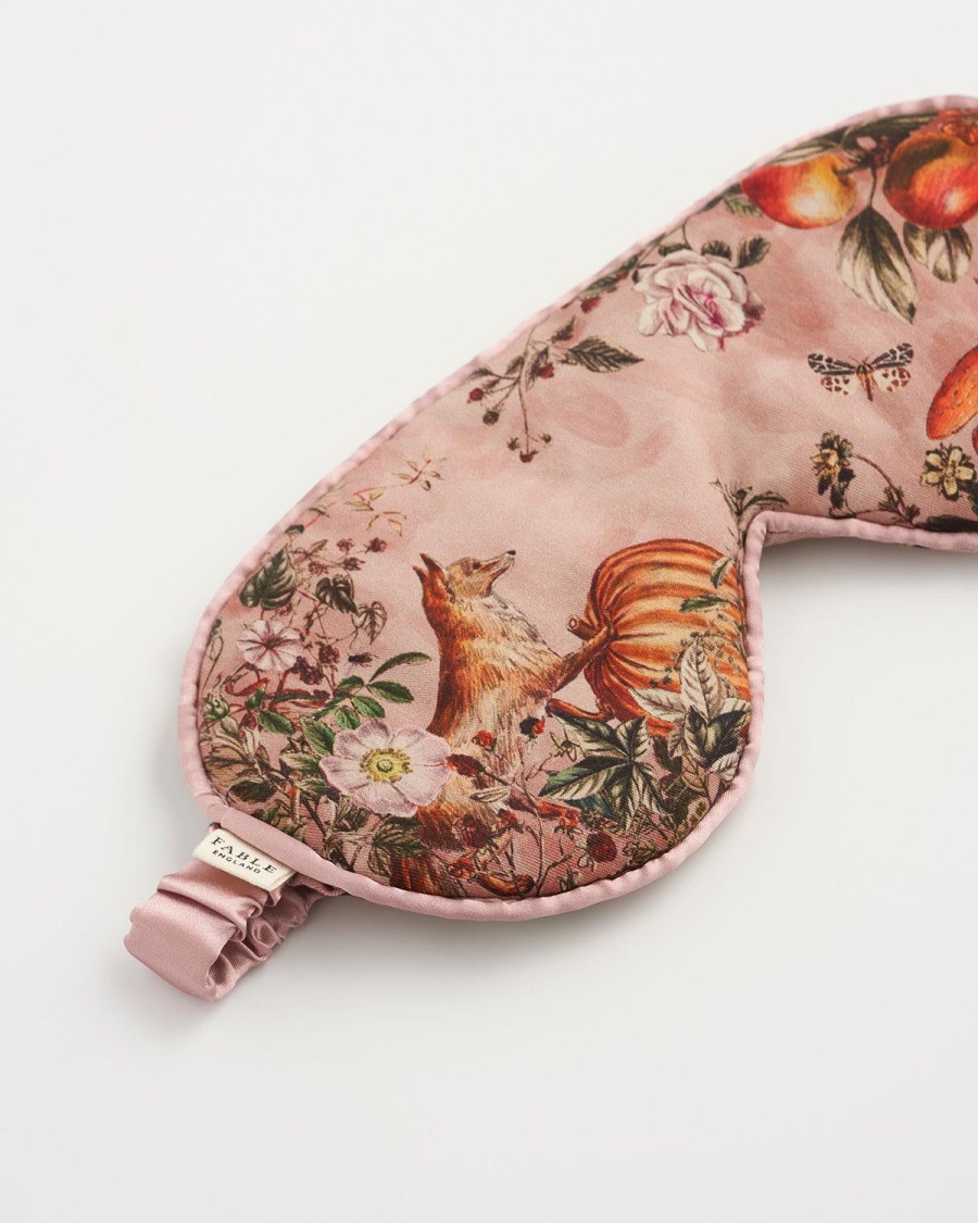 Nightwear Fable England | Nocturnal Garden Sleep Mask Pink Lady