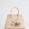 Handbags Fable England | Henrietta Tote Bag Embroidered Cygnet