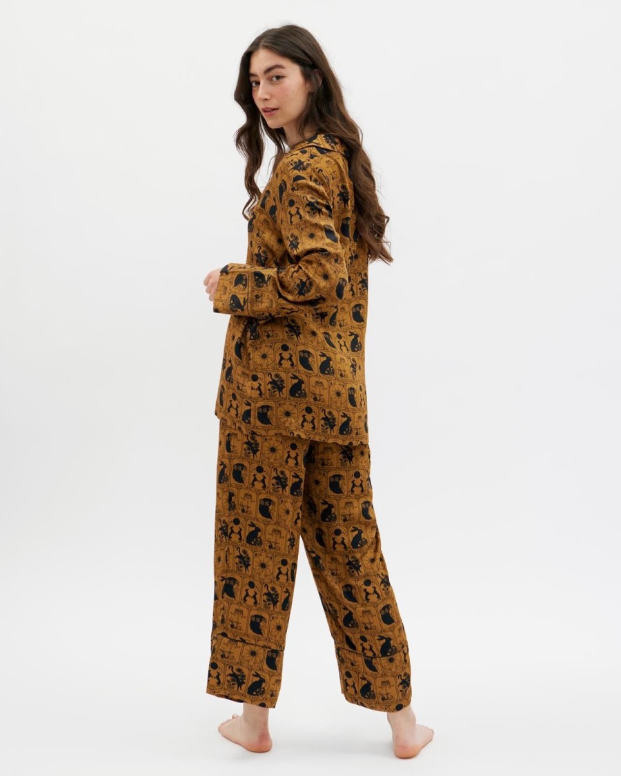 Nightwear Fable England | Tarot Tales Pyjamas Bronze Gold