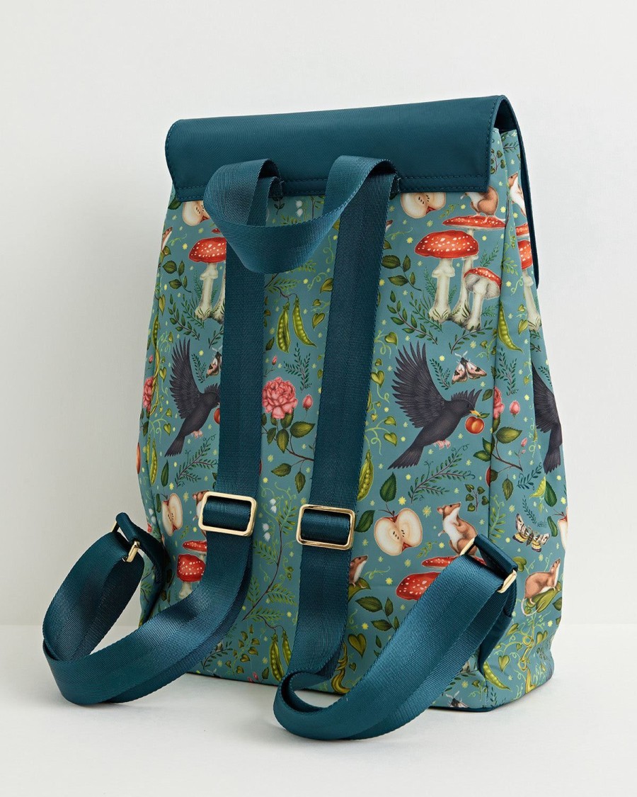 Handbags Fable England | Into The Woods Backpack Teal