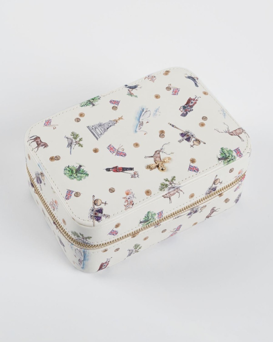 Jewellery Fable England | Eve Large Jewellery Box Royal Ditsy