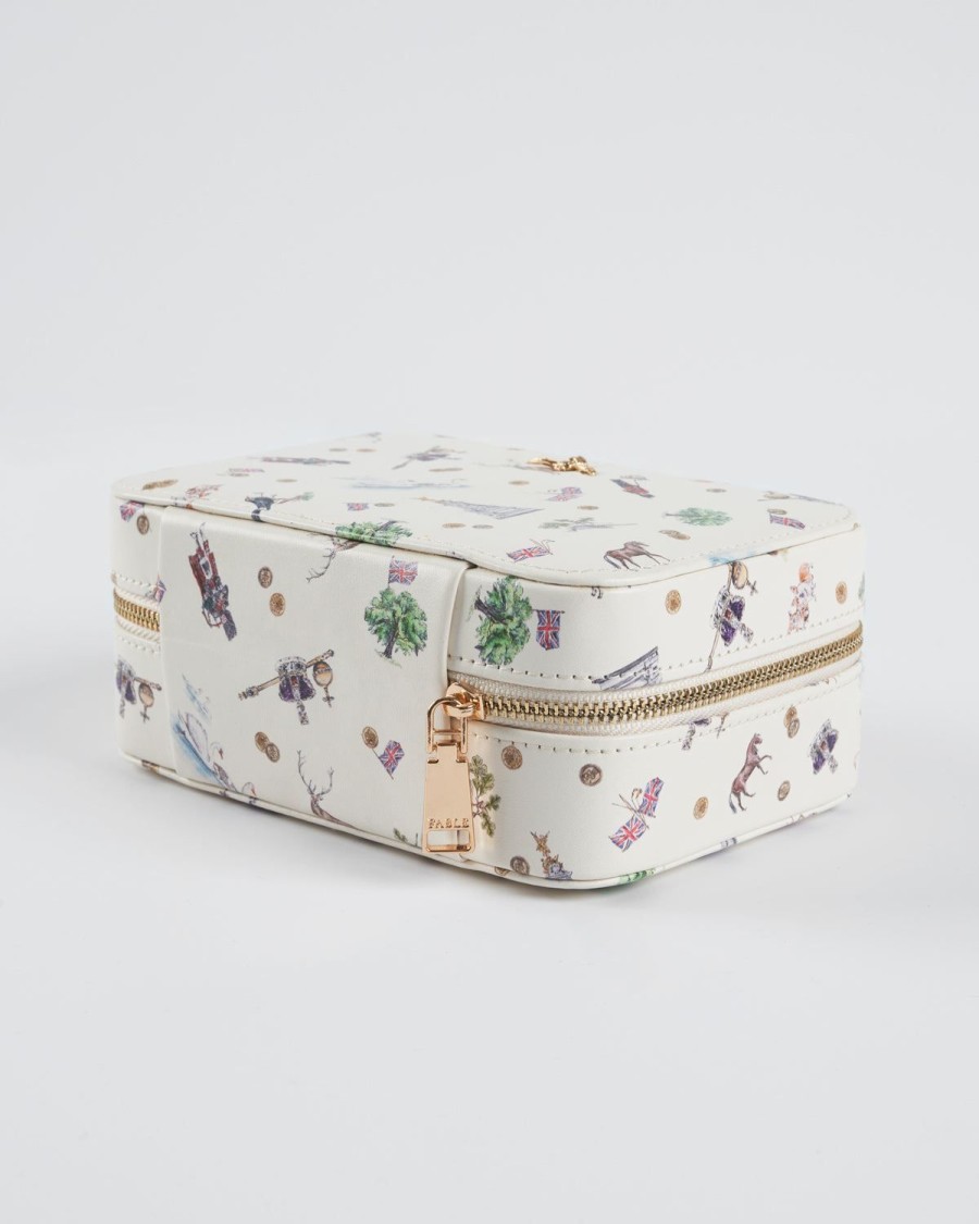 Jewellery Fable England | Eve Large Jewellery Box Royal Ditsy