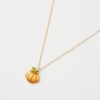 Jewellery Fable England | Enamel Pumpkin Short Necklace