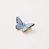 Jewellery Fable England | Enamel Blue Butterfly Brooch