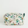 Cosmetic Bags Fable England | Botanical Pumpkin Ivory Travel Pouch