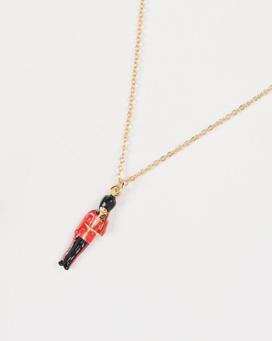 Jewellery Fable England | Enamel King'S Guard Necklace