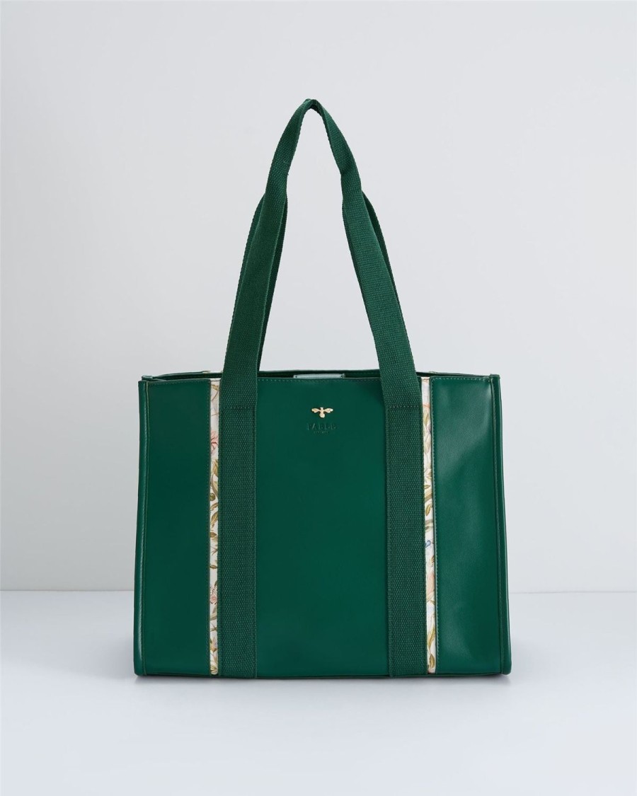 Handbags Fable England | Sophie Tote Iris Green