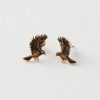 Jewellery Fable England | Enamel Black Bird Stud Earrings