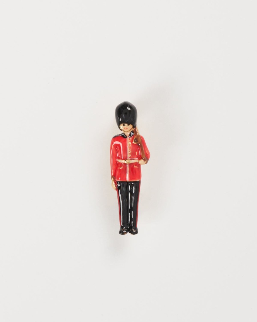 Jewellery Fable England | Enamel King'S Guard Brooch