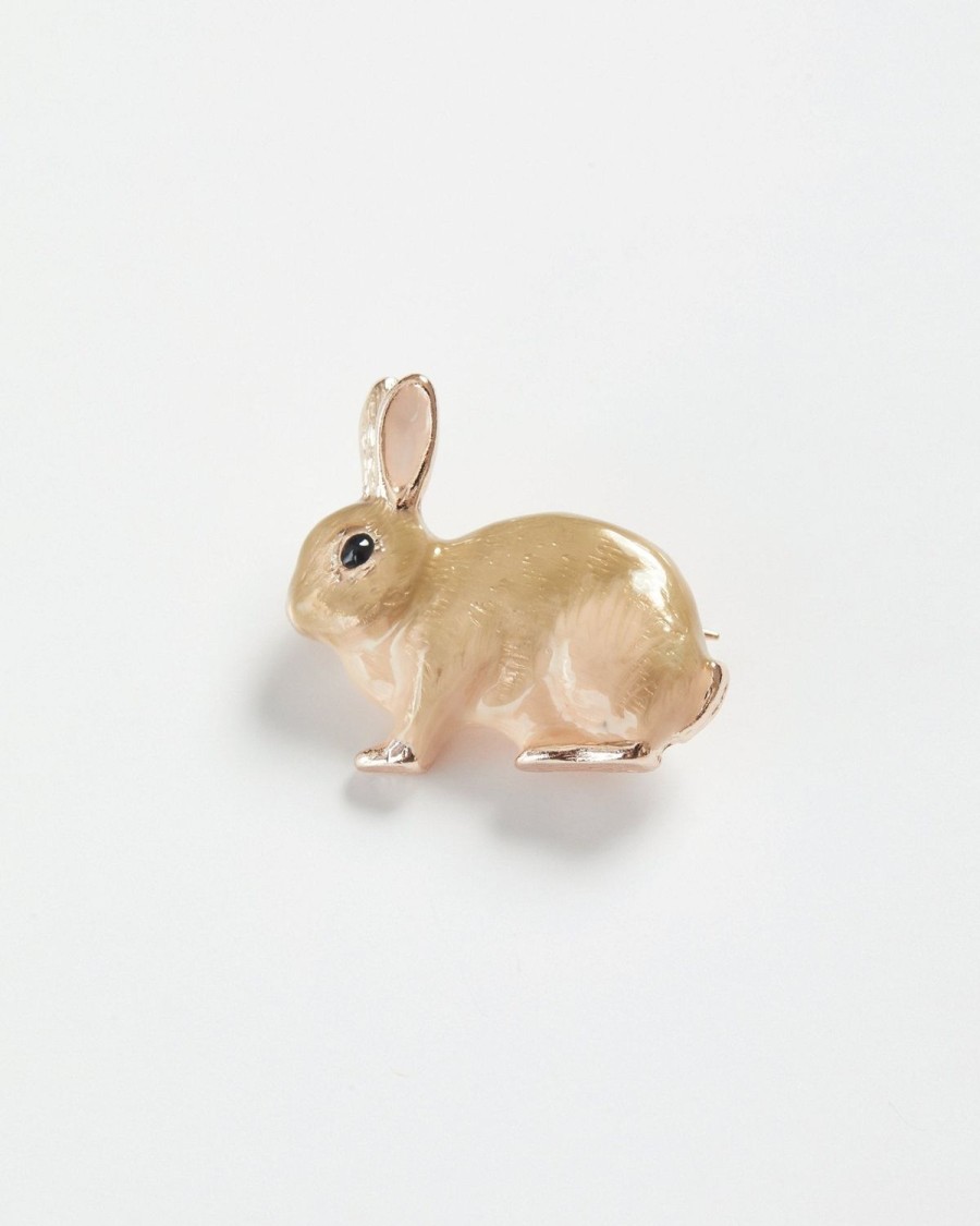 Jewellery Fable England | Enamel Rabbit Brooch