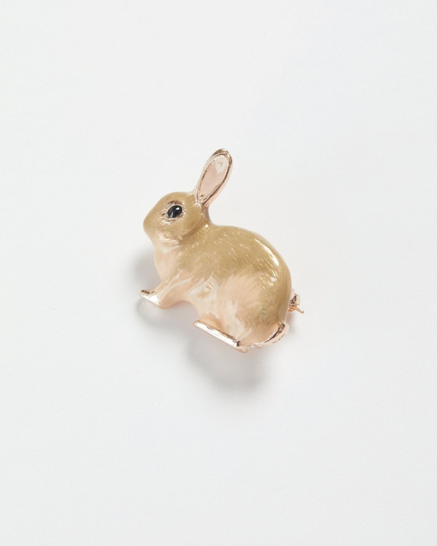 Jewellery Fable England | Enamel Rabbit Brooch