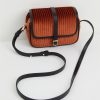 Handbags Fable England | Vivianne Velvet Camera Bag - Amber Rust