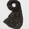 Scarves & Hats Fable England | A Night'S Tale Woodland Midnight Light Weight Scarf