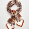 Scarves & Hats Fable England | Nocturnal Garden Scarf Pink Lady