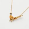 Jewellery Fable England | Enamel Pheasant Short Necklace