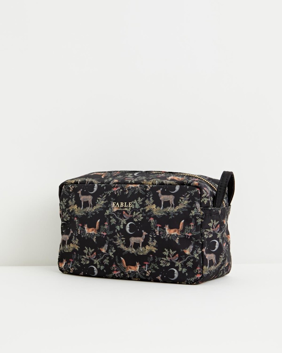 Cosmetic Bags Fable England | A Night'S Tale Woodland Pouch Black