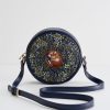 Handbags Fable England | Chloe Circle Bag Embroidered Dormouse