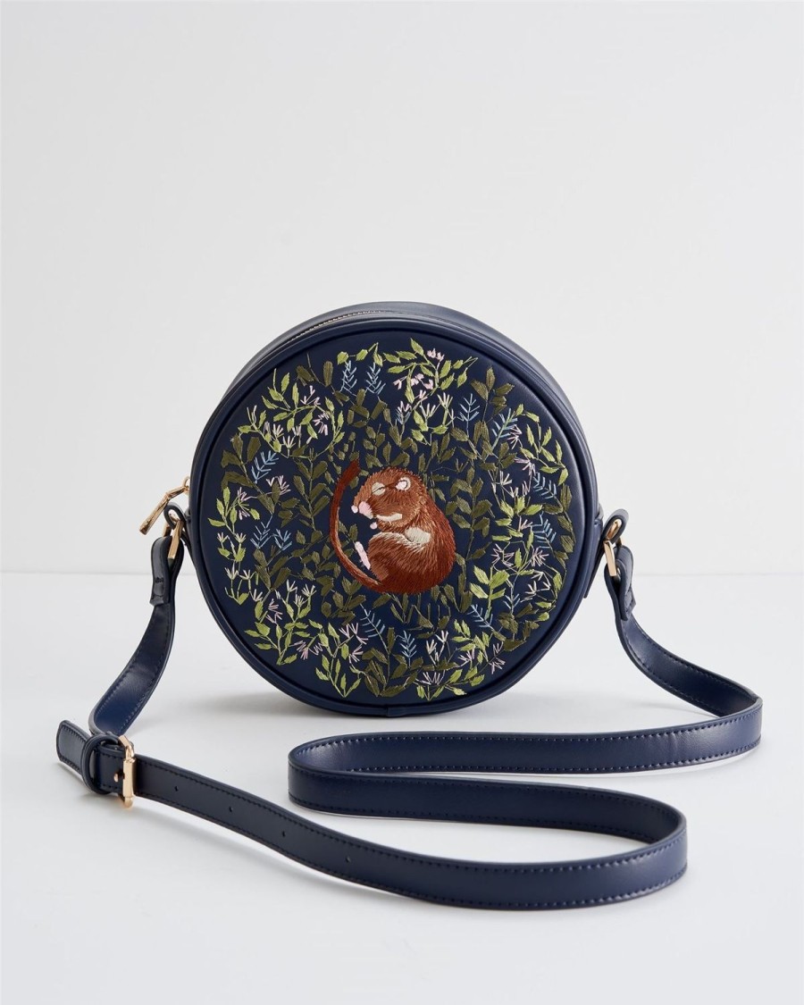 Handbags Fable England | Chloe Circle Bag Embroidered Dormouse