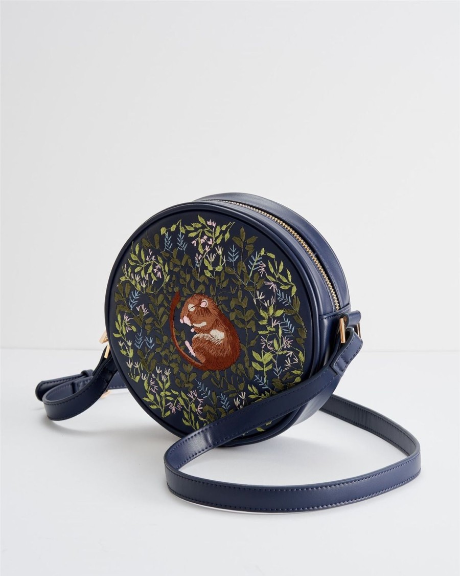 Handbags Fable England | Chloe Circle Bag Embroidered Dormouse