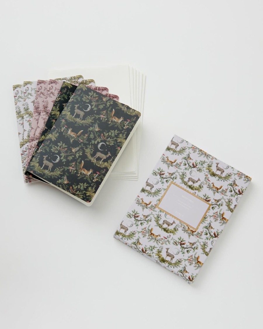 Stationery Fable England | A Night'S Tale Woodland Notecards 6 Pack