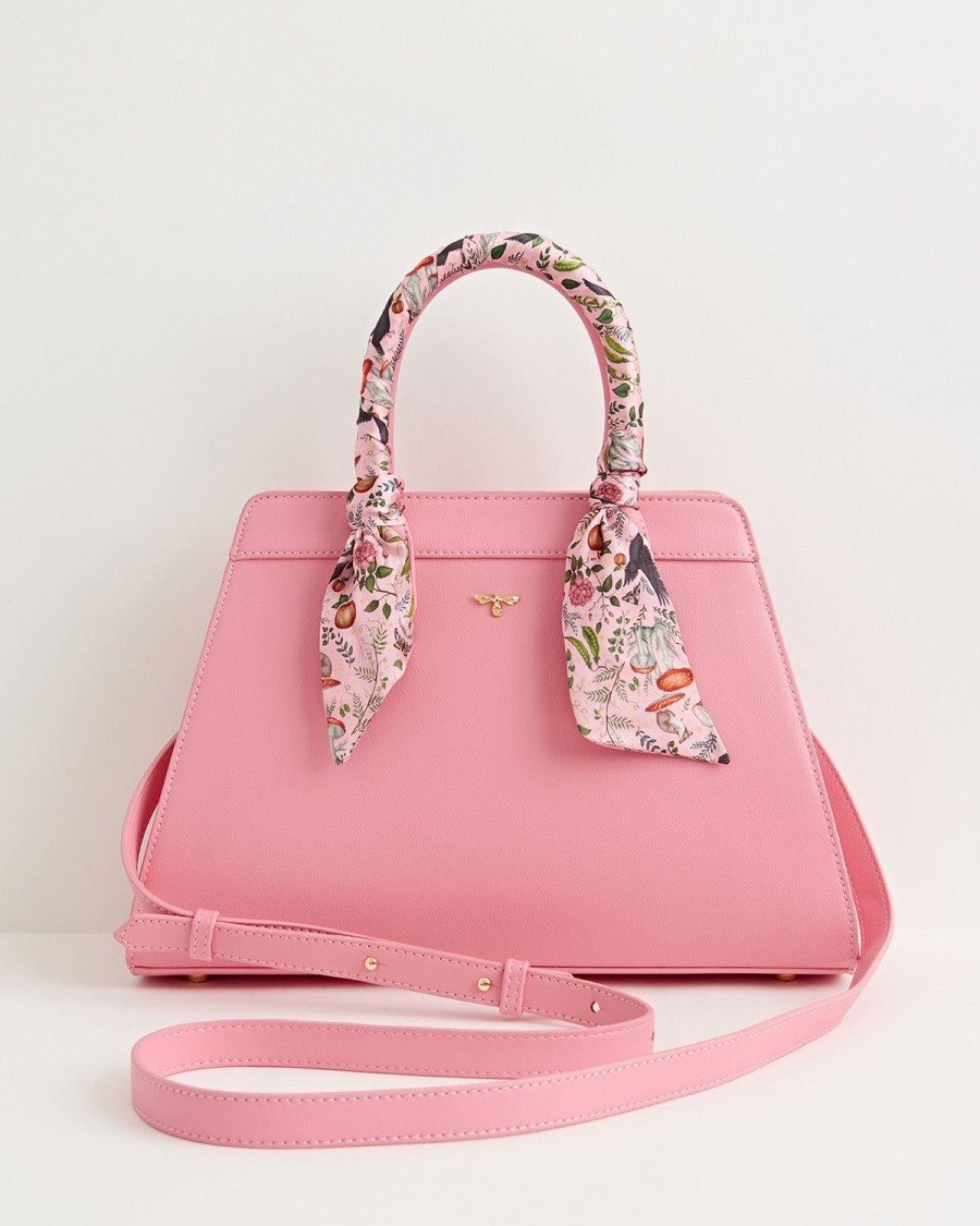 Handbags Fable England | Into The Woods Pink Tote