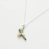 Jewellery Fable England | Enamel Pigeon Short Necklace