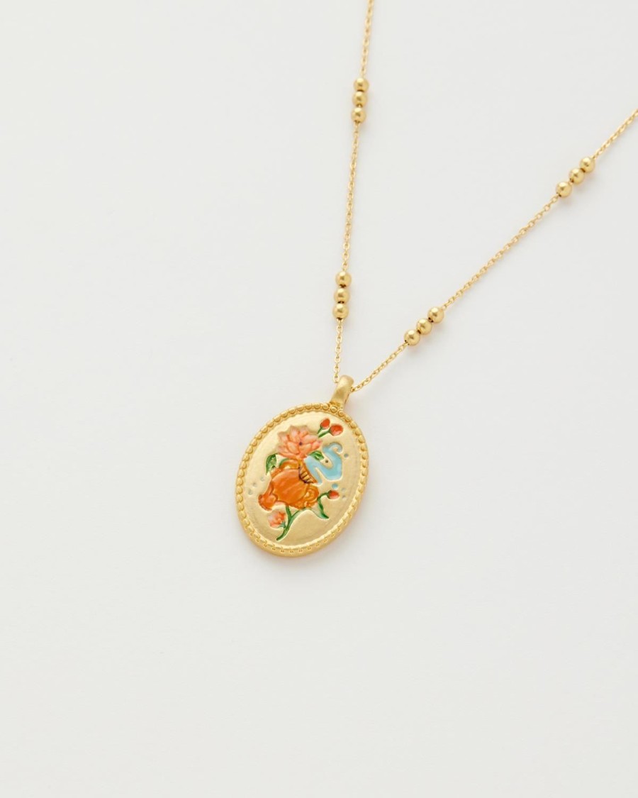 Jewellery Fable England | Aquarius Zodiac Necklace