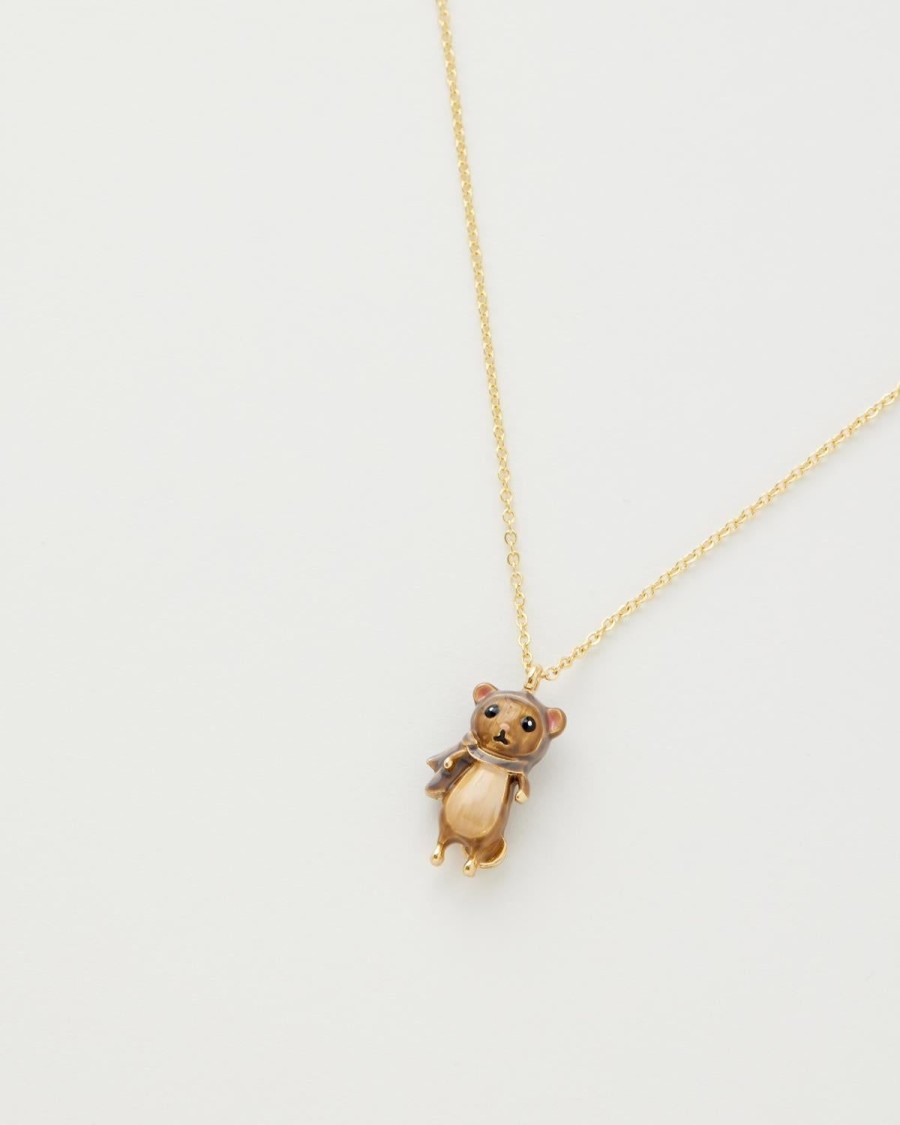 Jewellery Fable England | Enamel Ralph Mouse Necklace