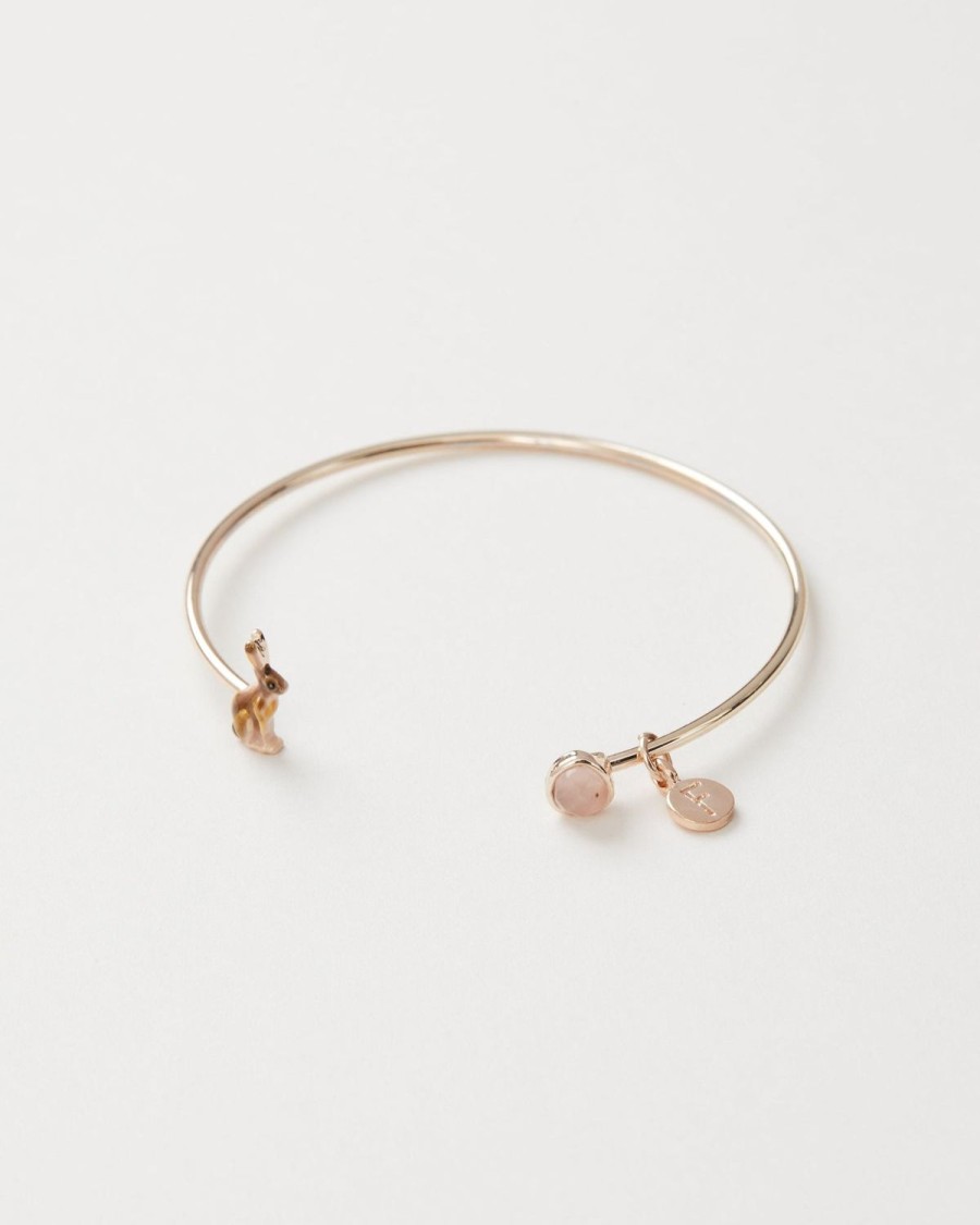 Jewellery Fable England | Enamel Hare Bangle