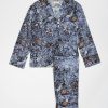 Nightwear Fable England | Nocturnal Garden Pyjamas Midnight Blue