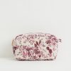 Cosmetic Bags Fable England | Rambling Rose Pouch Burgundy