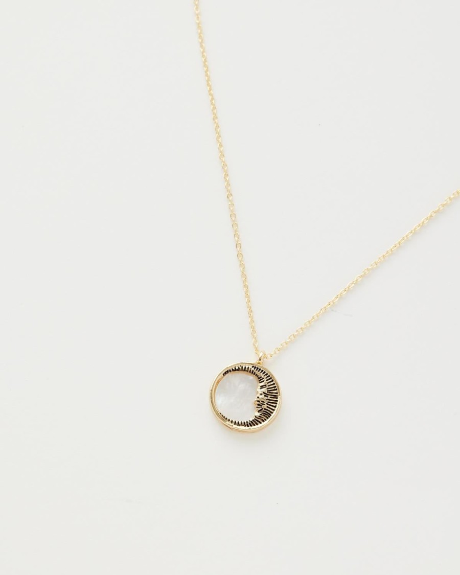 Jewellery Fable England | Celestial Moon Necklace