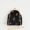 Handbags Fable England | Victoriana Embroidered Bag Black Velvet