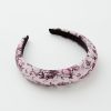 Accessories Fable England | Rambling Rose Headband Burgundy