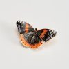 Jewellery Fable England | Enamel Red Admiral Brooch