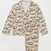 Nightwear Fable England | A Night'S Tale Woodland Pyjamas Crystal Grey