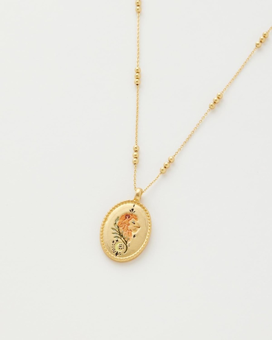 Jewellery Fable England | Leo Zodiac Necklace